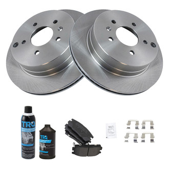 TRQ® - Rear Disc Brake Kit with Ceramic Pads