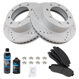 TRQ® - Performance Semi-Metallic Front Brake Kit