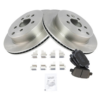 TRQ® - Rear Disc Brake Kit with Ceramic Pads