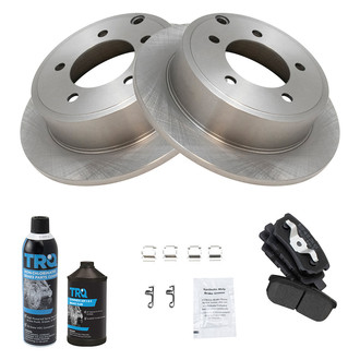 TRQ® - Rear Disc Brake Kit with Ceramic Pads