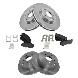 TRQ® - Disc Brake Kit with Ceramic Pads