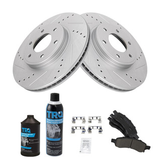 TRQ® - Performance Ceramic Front Brake Kit