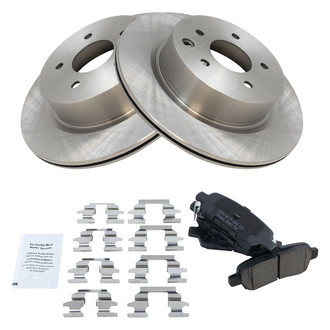 TRQ® - Rear Disc Brake Kit with Ceramic Pads