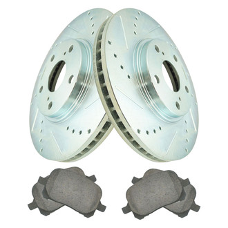 TRQ® - Performance Ceramic Front Brake Kit