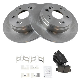 TRQ® - Rear Disc Brake Kit with Ceramic Pads