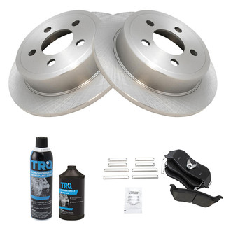 TRQ® - Rear Disc Brake Kit with Ceramic Pads