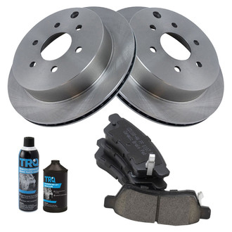 TRQ® - Rear Disc Brake Kit with Ceramic Pads