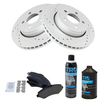 TRQ® - Performance Ceramic Front Brake Kit