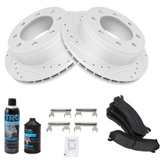 TRQ® - Performance Ceramic Rear Brake Kit