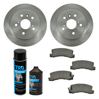 TRQ® - Rear Disc Brake Kit with Ceramic Pads