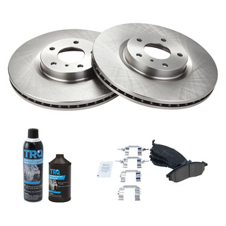 TRQ® - Front Disc Brake Kit with Ceramic Pads