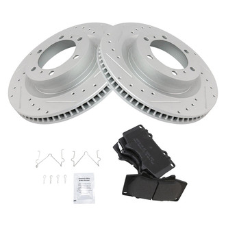 TRQ® - Performance Semi-Metallic Front Brake Kit