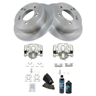 TRQ® - Rear Disc Brake Kit with Ceramic Pads and Calipers