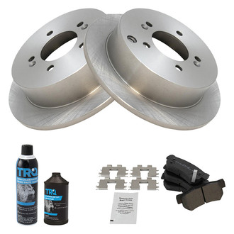 TRQ® - Rear Disc Brake Kit with Ceramic Pads