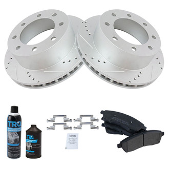 TRQ® - Performance Semi-Metallic Rear Brake Kit