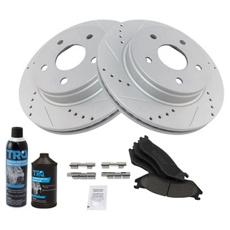 TRQ® - Performance Ceramic Front Brake Kit