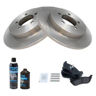 TRQ® - Rear Disc Brake Kit with Ceramic Pads
