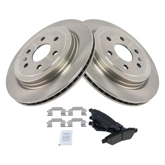TRQ® - Rear Disc Brake Kit with Ceramic Pads