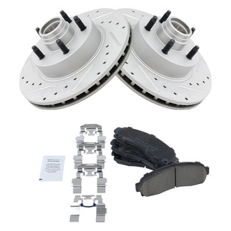 TRQ® - Performance Ceramic Front Brake Kit