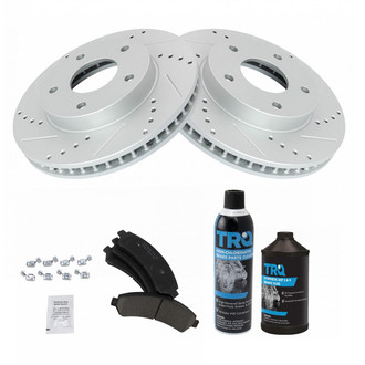TRQ® - Performance Ceramic Front Brake Kit