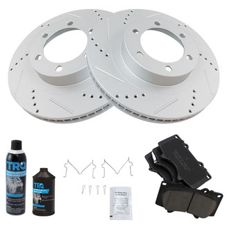 TRQ® - Performance Ceramic Front Brake Kit