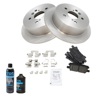 TRQ® - Rear Disc Brake Kit with Ceramic Pads