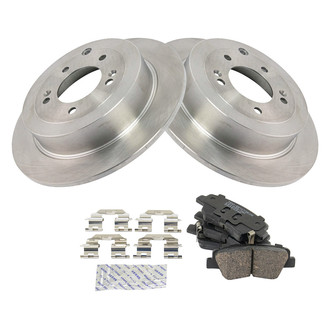 TRQ® - Rear Disc Brake Kit with Ceramic Pads