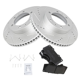 TRQ® - Performance Semi-Metallic Front Brake Kit