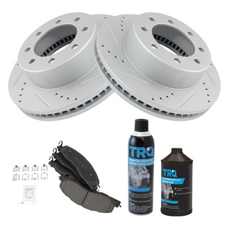 TRQ® - Performance Ceramic Front Brake Kit