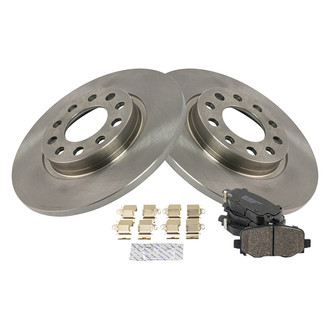 TRQ® - Rear Disc Brake Kit with Ceramic Pads