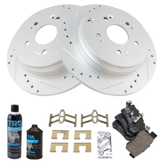 TRQ® - Performance Ceramic Rear Brake Kit