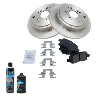 TRQ® - Rear Disc Brake Kit with Ceramic Pads