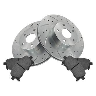 TRQ® - Performance Semi-Metallic Front Brake Kit