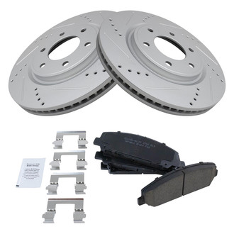 TRQ® - Performance Ceramic Front Brake Kit