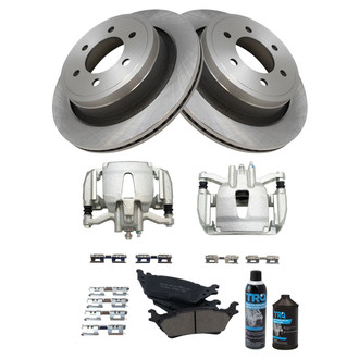 TRQ® - Rear Disc Brake Kit with Ceramic Pads and Calipers