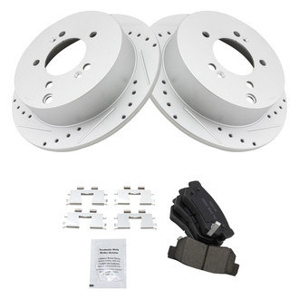 TRQ® - Performance Ceramic Rear Brake Kit