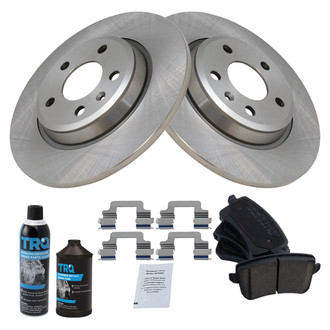 TRQ® - Rear Disc Brake Kit with Ceramic Pads