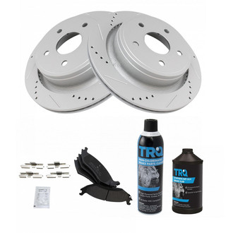 TRQ® - Performance Semi-Metallic Rear Brake Kit
