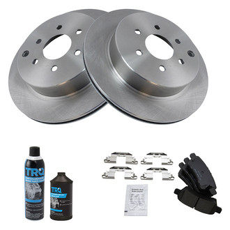 TRQ® - Rear Disc Brake Kit with Ceramic Pads