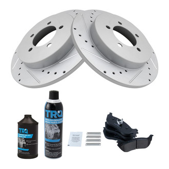 TRQ® - Performance Ceramic Rear Brake Kit