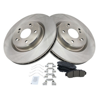 TRQ® - Front Disc Brake Kit with Ceramic Pads