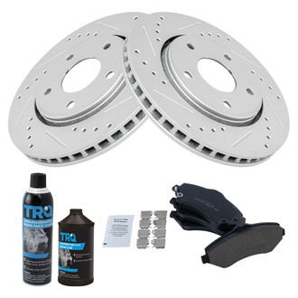 TRQ® - Performance Ceramic Front Brake Kit