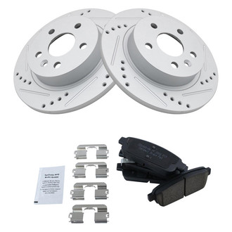 TRQ® - Performance Ceramic Rear Brake Kit