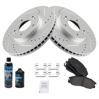 TRQ® - Performance Ceramic Front Brake Kit
