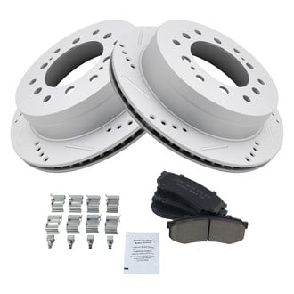 TRQ® - Performance Ceramic Rear Brake Kit