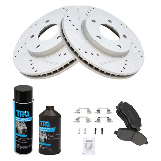 TRQ® - Performance Ceramic Front Brake Kit