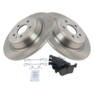 TRQ® - Rear Disc Brake Kit with Ceramic Pads