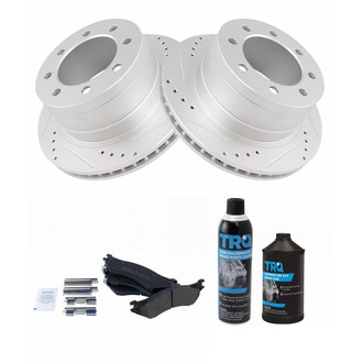 TRQ® - Performance Semi-Metallic Rear Brake Kit