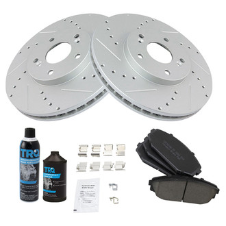 TRQ® - Performance Ceramic Front Brake Kit