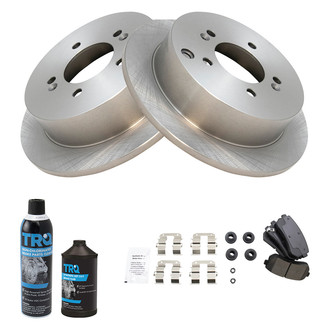 TRQ® - Rear Disc Brake Kit with Ceramic Pads